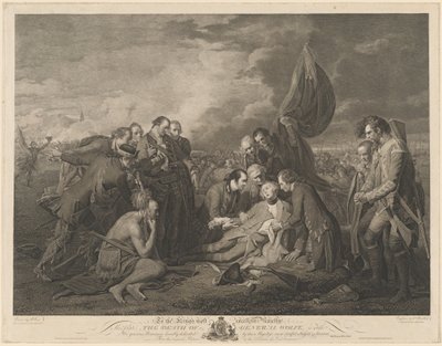 La mort du général Wolfe - William Woollett after Benjamin West