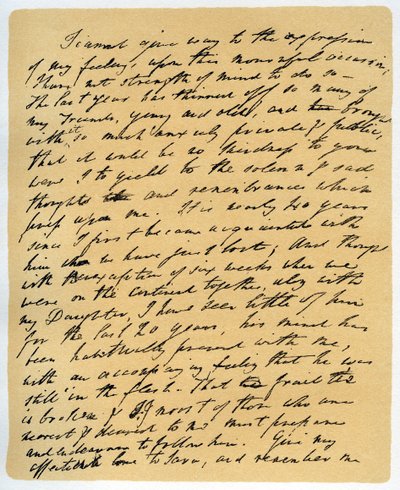 Lettre de William Wordsworth sur la mort de Samuel Taylor Coleridge, 29 juillet 1834 - William Wordsworth