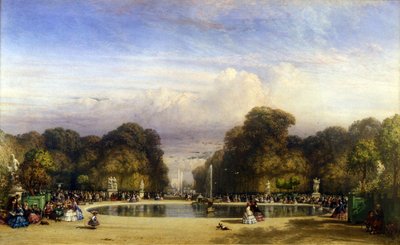 Les Jardins des Tuileries, Paris - William Wyld