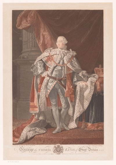 Portrait de George III du Royaume-Uni - William Wynne Ryland