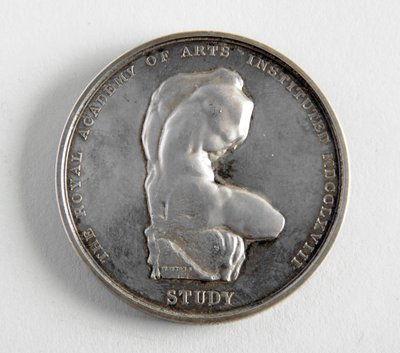 Médaille R.A. décernée à George Frampton 10.12.1884 pour le meilleur modèle d