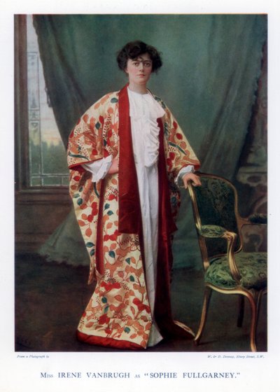 Dame Irene Vanbrugh, actrice anglaise, 1901 - William and Daniel Downey