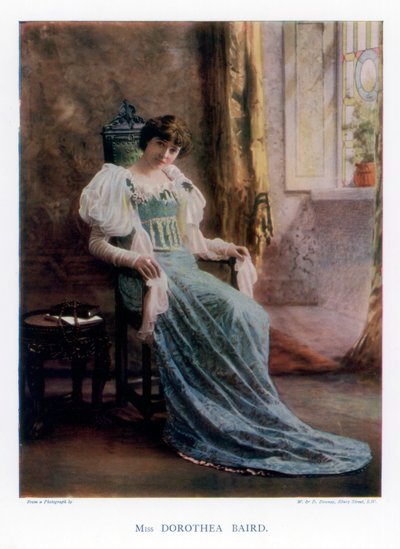 Dorothea Baird, actrice de théâtre et de cinéma anglaise, 1901 - William and Daniel Downey