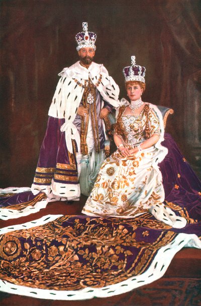 Le roi George V et la reine Mary, 1911 - William and Daniel Downey