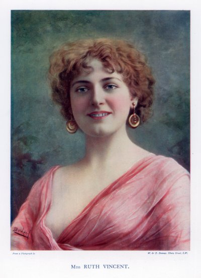 Ruth Vincent, actrice et chanteuse, 1901 - William and Daniel Downey