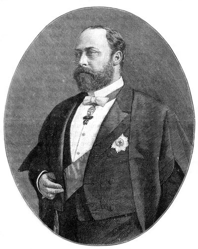 Le Prince de Galles en robe de Bencher du Middle Temple, 1900 - William and Daniel Downey