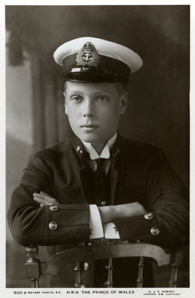 Le Prince de Galles en uniforme naval, vers 1910 - William and Daniel Downey