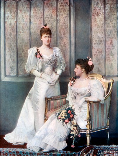 La princesse Victoria et la princesse Charles de Danemark, fin du 19e siècle - William and Daniel Downey