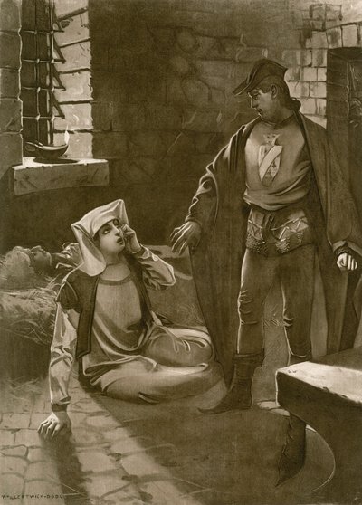 Il Trovatore, Acte IV scènes iv (litho) - William de Leftwich (after) Dodge