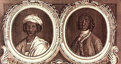 Job, fils de Solliman Dgiallo, Grand Prêtre de Bonda au pays de Foota, Afrique et William Ansah Sessarakoo, fils de John Bannishee Corrantee Ohinnee, d