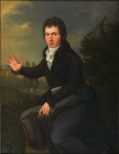 Portrait de Ludwig van Beethoven - Willibrord Josef Maehler
