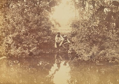 [Deux hommes à la pêche] - Willoughby Wallace Hooper