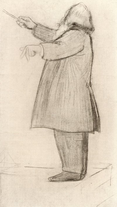 Johannes Brahms (1833-1897) compositeur allemand, dirigeant - Willy von Beckerath