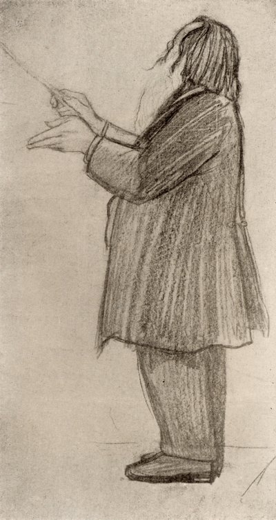 Johannes Brahms (1833-1897) compositeur allemand, dirigeant - Willy von Beckerath