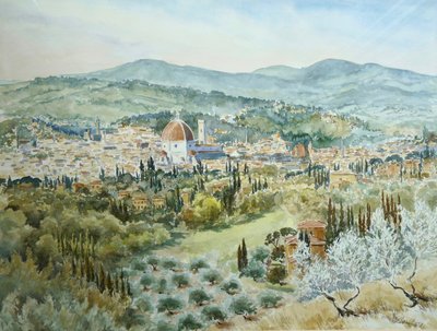 191 Depuis Villa Bellagio - matin clair - Wilson Clive