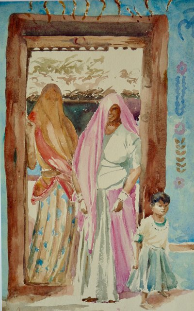 688 Village brahmane, 3 générations - Wilson Clive