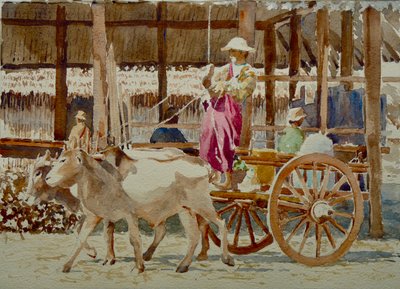 908 Marché de Thaung Tho, départ en double - Wilson Clive