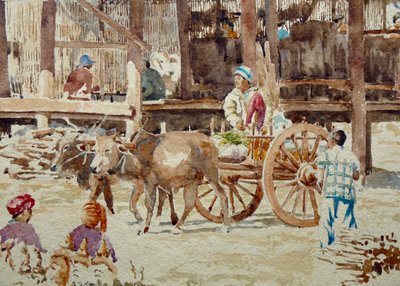 909 Marché de Thaung Tho, retour à la maison - Wilson Clive