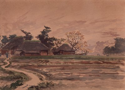 Paysage avec maisons - Winckworth Allan Gay