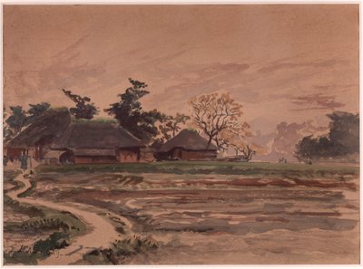 Paysage avec maisons - Winckworth Allan Gay