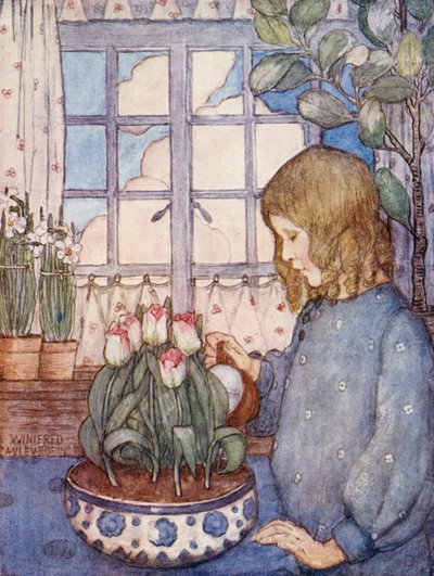 Livre de jardinage pour enfants : Un Jardin de Chambre au Printemps - Winifred Cayley Robinson