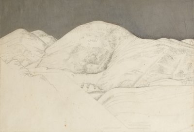 Étude de paysage pour Santisima Trinita, vers 1924 - Winifred Knights