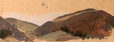 Étude de paysage pour Santissima Trinita, vers 1924 - Winifred Knights