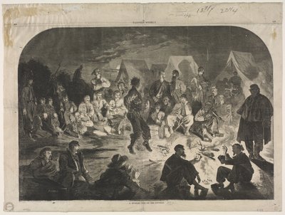 Un bivouac de rêve au bord du Potomac - Winslow Homer