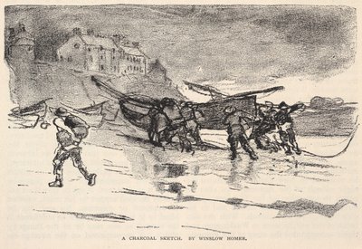 A Charcoal Sketch, tiré du Century Magazine, novembre 1883 - Winslow Homer