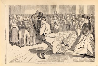 A Parisian Ball--Dancing at the Casino, tiré de Harper