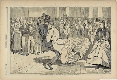 Un bal parisien dansant au casino - Winslow Homer