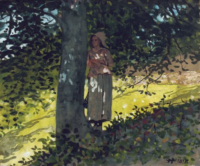 Un endroit ombragé, Ferme Houghton - Winslow Homer