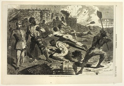 Un obus dans les tranchées rebelles - Winslow Homer