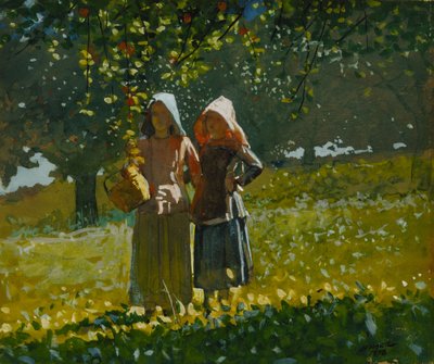 Cueillette des pommes - Winslow Homer