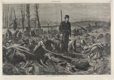 Armée du Potomac - Dormir sur les bras - Winslow Homer