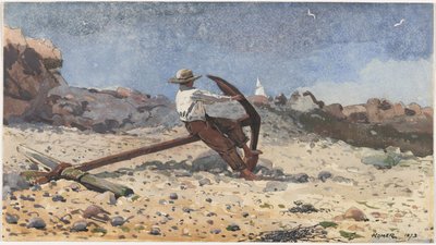 Garçon avec ancre, 1873 - Winslow Homer
