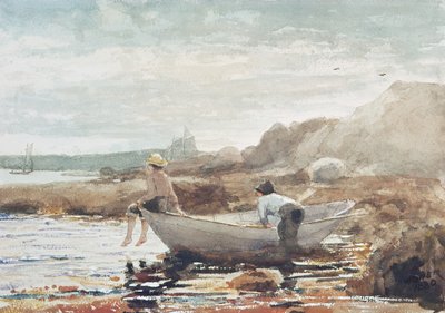 Garçons sur la plage - Winslow Homer