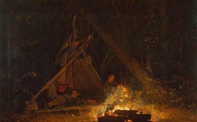 Feu de camp, 1880 - Winslow Homer