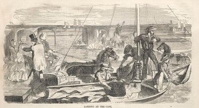 Esquisses de réunion de camp : Débarquement au Cap, 1858 - Winslow Homer