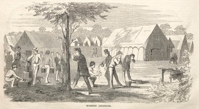 Esquisses de réunion de camp : Ablutions matinales, 1858 - Winslow Homer
