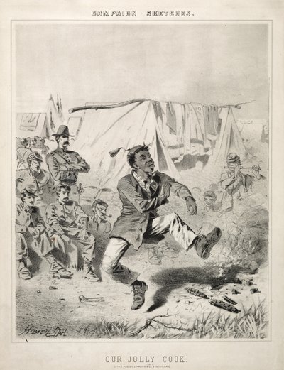 Croquis de campagne : Notre joyeux cuisinier, 1863 - Winslow Homer