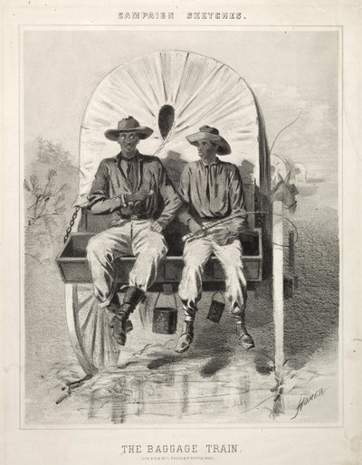Croquis de Campagne : Le Train de Bagages, 1863 - Winslow Homer