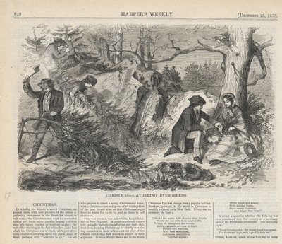 Réunion de Noël, de Harper - Winslow Homer