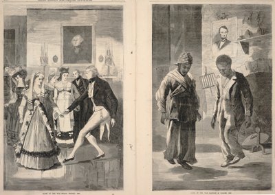Fin de la guerre - Victoire de Hull, 1814 / Fin de la guerre - Babylone est tombée, 1865, extrait du Frank Leslie
