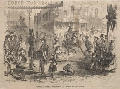 Coin des rues Winter, Washington et Summer, Boston - Winslow Homer