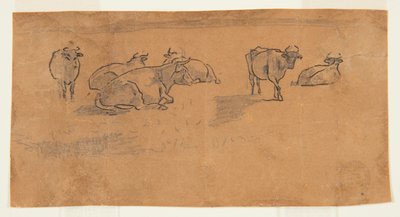 Vaches dans un pâturage - Winslow Homer