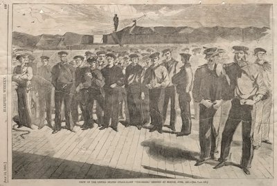 Équipage du Steam-Sloop Colorado des États-Unis, embarqué à Boston, juin 1861, 1861 - Winslow Homer