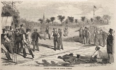 Joueurs de cricket sur le Boston Common - Winslow Homer