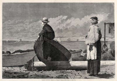 Papa arrive!, 1873 - Winslow Homer