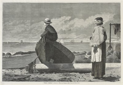 Papa arrive !, 1er novembre 1873 - Winslow Homer